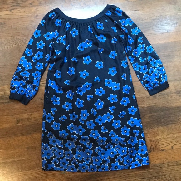 Vineyard Vines Navy Floral Dress EUC - Picture 1 of 6
